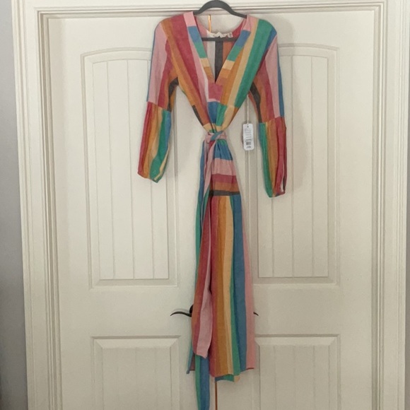 Billabong x Sincerely Jules Mix It Up Dress Size Medium - Picture 2 of 11